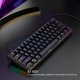 thumbnail image 4 of Teclado, Teclado Mecánico estable Portable 61 Teclas Ligeros para Trabajar para viajar, 4 of 7