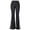 06 Black, variant on Weiqiqre Women's Jeans , Fashion Ladys High Waisted Lacing Loose and Comfortable Stretch Wide Leg Straight Pants On Sale