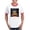 Red/White, variant on - Shiny Jack O' Lantern Men's Ringer T Shirt - 100% Cotton Ringed T-Shirt