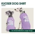 thumbnail image 3 of Kuoser Dog Shirt Vest Soft Breathable Dog Cat Clothes, Purple, XS, 3 of 7