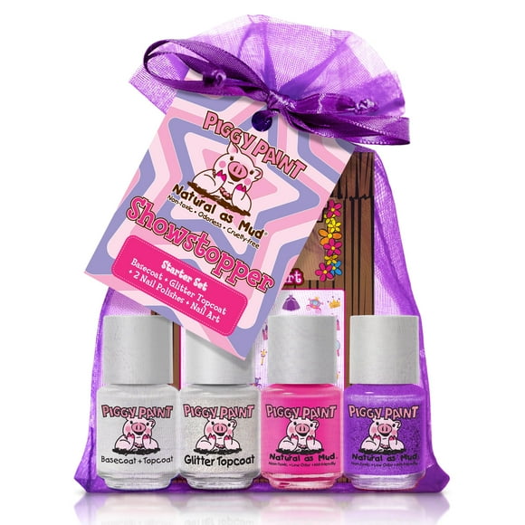 Esmalte de uñas Piggy Paint Showstopper Starter Set para niñas