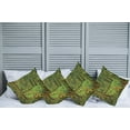 thumbnail image 2 of Ambesonne Forest Throw Pillow Cover 4 Pack, Woodland Bushes Moss, 24", Green, 2 of 5