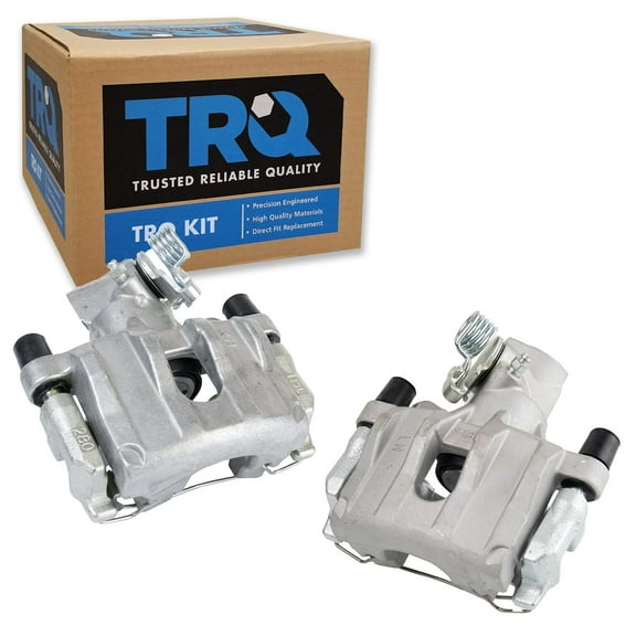 TRQ Rear Brake Caliper Set Compatible with 2004-2008 Mazda 3