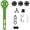 Green, variant on Mosiee Bike Computer Mount for Road Bike Integrated Handlebar for Garmin for Bryton Rose Red