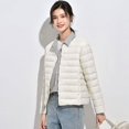 thumbnail image 1 of Chaqueta de plumón ligera para mujer, camiseta interior ligera para otoño e invierno, ropa interior, chaqueta cálida de talla grande con cuello redondo, 1 of 5