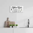 thumbnail image 2 of Kitchen Rules Wall Decor Funny Inspirational Quote Canvas Print Art Modern Rustic Farmhouse Kitchen Decorative, 2 of 3