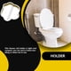 thumbnail image 5 of Ounissouiy Toilet Paper Roll Holder Retractable Napkin Bathroom Organizer Loaded Tissues Spring Household Storage Stick Roller Spindle Type3 NO3 Ounissouiy HA7633-00B, 5 of 6
