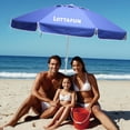 thumbnail image 3 of Sombrilla de playa LOTTAFUN, 183 cm, UV 50+, resistente al viento, azul, 3 of 6
