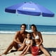 thumbnail image 3 of Sombrilla de playa LOTTAFUN, 183 cm, UV 50+, resistente al viento, azul, 3 of 6