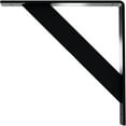 thumbnail image 4 of Ekena Millwork 2"W x 12"D x 12"H Traditional Steel Bracket, Powder Coated Black, 4 of 13