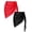 Black-red, variant on 2 Pieces Women Beach Sarongs Sheer Cover Ups Chiffon Bikini Wrap Skirt for Swimwear