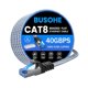 thumbnail image 1 of wonima11 Cat 8 Ethernet Cable 50 ft, Nylon Braided High Speed Heavy Duty Network LAN Patch Cord, 40Gbps 2000Mhz SFTP Shielded RJ45 Flat Internet Cable for TV/PC/Router, in Wall, Indoor, Outdoor, 1 of 1