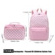 thumbnail image 2 of Mochila infantil Octsky rosa y blanca de 44 x 30 x 15 cm con lonchera, 2 of 4