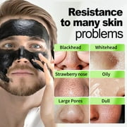 Blackhead Remover Mask, JVR 2 IN 1 Charcoal Peel Off Face Mask, Facial Mask Purifying and Deep Cleansing for All Skin Types 2.12 OZ
