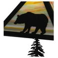 thumbnail image 5 of Meyda Tiffany 32552 Table Lamp From The Bear In The Woods Collection - Black, 5 of 6