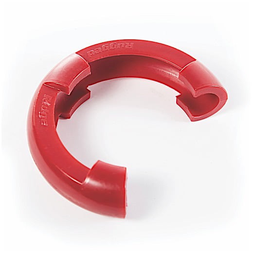 D-Shackle Isolator Kit Red Pair Fits 3/4 Inch D Rings for Jeep 11235.31