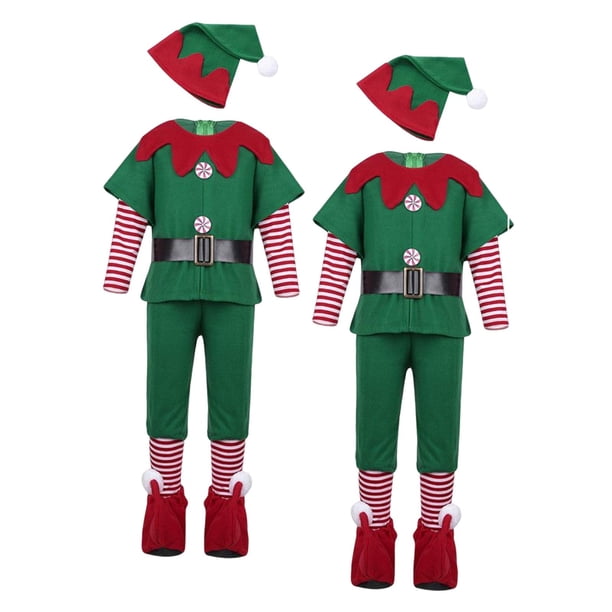 Conjunto de Ropa de Cosplay de Disfraz de Navidad de , de Accesorios para Fotos, para Halloween, Cumpleaños, , Juego de Ro 2 piezas hombres 130 cm