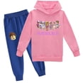 thumbnail image 2 of Roblox traje de ocio bidimensional periférico de animación de juego de dos piezas para niños y niñas, suéter y pantalones para niños, el mejor regalo, 2 of 3