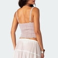 thumbnail image 4 of DHFJKG Sleeveless Crop Tank Top Women Sexy Low Cut Square Neck Slim Fit Camisole Spaghetti Strap Going Out Sweet Stylish Tops, 4 of 6