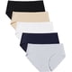 thumbnail image 1 of Bragas hipster sin costuras para mujer, elásticas, transpirables, invisibles, ropa interior de bikini, paquete de 6 XL, 1 of 5