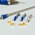 thumbnail image 4 of LITINKIMI 30Pcs Golden Threaded Lamp Shade Screw Caps Decorative Nut Smooth Surface for Light Fixture DIY Projects, 4 of 7