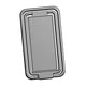 thumbnail image 4 of Soporte para anillo de teléfono, soporte para anillo de metal, diseño elegante y duradero, soporte para smartphone con anillos para la mayoría de los Negro, 4 of 8