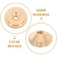 thumbnail image 3 of LOLIPPYY 12Pcs Quartz Clock Movement Nuts Gold Repair Kit for Wall Mantel and Mechanical Clocks, 3 of 8