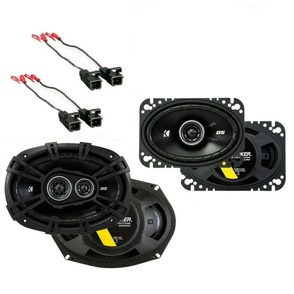 Fit Oldsmobile Cutlass 1997-1999 OEM Speaker Upgrade Kicker DSC46 DSC693 Package