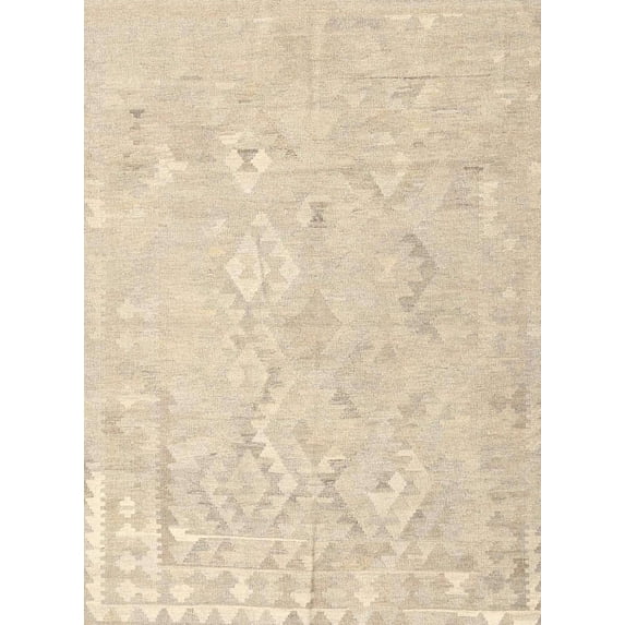 Ahgly Company Indoor Rectangle Contemporary Deep Peach Orange Solid Area Rugs, 5' x 7'