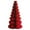 A, variant on Handmade Folded Paper Decor Pleated Texture 3D Conical Shape Lightweight Sturdy Home Tabletop Mantel Shelf Holiday Party Display