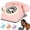 Pink, variant on Corded Retro Phone, Vintage Old Phones, Classic 1930's Antique Landline Phones for Home & Office Decor, Novelty Hotel Telephone with Redial