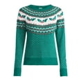 thumbnail image 5 of Holiday Time Women's and Women's Plus Pretty Christmas Sweater, Sizes XXS-3X, 5 of 5