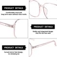 thumbnail image 3 of Blue Light Blocking Glasses Men Women Computer Gaming Glasses Anti Eyestrain, 3 of 5