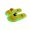 #01-Yellow, variant on LED Light-Up Slide Sandals, Colorful Flashing Open-Toe Slippers with Cartoon Decor for Adults