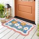 thumbnail image 5 of Alfombrilla de baño de microfibra ultra suave, alfombra de margaritas brillantes para baño y cocina, con alta absorción y respaldo de goma antideslizante, alfombrilla de piso de secado rápido con, 5 of 7