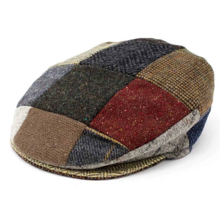 Vintage Tweed Patch Cap – Hanna Hats of Donegal, Ireland 
