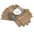 thumbnail image 2 of XMXY Woven Placemats Set of 6 PCS, A Fox Beasts Mom Table Mats Washable Heat Resistant Placemats, 2 of 6
