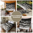 thumbnail image 6 of Black Grey Ombre Tapestry for Bedroom Wall Hanging Tapestry, Modern Moire Abstract Art Luxury Ceiling Backdrop Tapestries Poster Blanket Wall Decor for Teens Room Living Room Dorm 39" x 59", 6 of 8