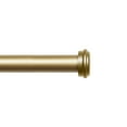 thumbnail image 5 of EXCLUSIVE HOME Topper 1" Curtain Rod and Coordinating Finial Set, Gold, Adjustable 36"-72", 5 of 7