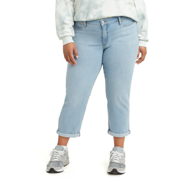 Commerce definitely ghost Levi's Women's Plus Size Boyfriend Jeans - Walmart.com