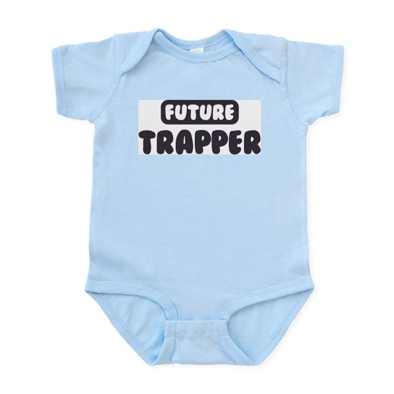 CafePress - Future Trapper Infant Bodysuit - Baby Light Bodysuit, Size Newborn - 24 Months