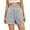 Gray, variant on biudgviw Athletic Shorts for Women Elastic High Waisted Running Shorts Summer Comfy Solid Color Sporty Sweat Shorts