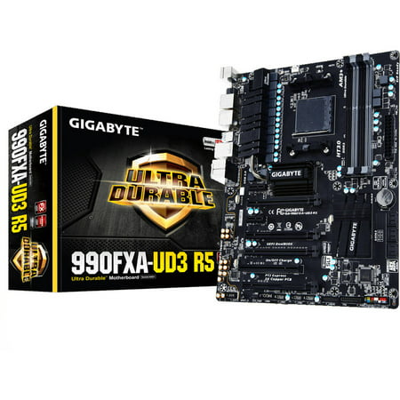 GIGABYTE GA-990FXA-UD3 R5 AM3+/AM3 AMD 990FX SATA 6Gb/s USB 3.0 ATX Motherboard with SLI/CrossFire support