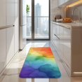 thumbnail image 4 of Rainbow Tie Dye Ink Pattern Kitchen Rug Mat,Kitchen Runner Rugs Non Skid Washable,Decorative Kitchen Floor Mats for Kitchen,Sink,Laundry,17"x47.2", 4 of 7