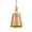 6.6cm, variant on Rustic Decorative Cow Bells, Christmas Bell, Shabby Chic Vintage Harmony Cowbell, Brass Coated Country Jute Rope Hanging Gold Bells (Diameter 6cm)