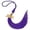 A001- Purple Tassel, variant on White Graduation Tassel 2026 Single Piece Cap Decoration for High School and College Graduation Photos and Ceremonies Add Personal Style to Your Grad Cap