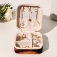 thumbnail image 6 of Fish Travel Portable Square Jewelry Box Organizer for Girls and Women with Ring Earring Necklace Bracelet Storage Display Case Holder, 6 of 6