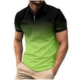 thumbnail image 2 of CaiJunJia George Polo Shirt,Men's Polo Shirts Long and Short Sleeve Cotton Blend Heather Moisture Wicking Casual Collared Shirts, 2 of 6