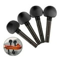 thumbnail image 3 of 4 Pcs Black Wooden Violin Tuning Pegs Size 1/2, 3 of 6