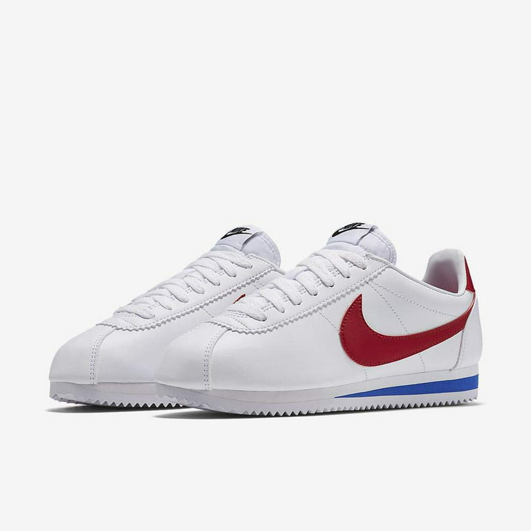 contar hasta jefe Perfecto Nike Classic Cortez Leather Women's Low-Top Ladies Trainers Tennis Shoes -  Black or White (White/Varsity Red/Varsity Royal, 8.5) - Walmart.com